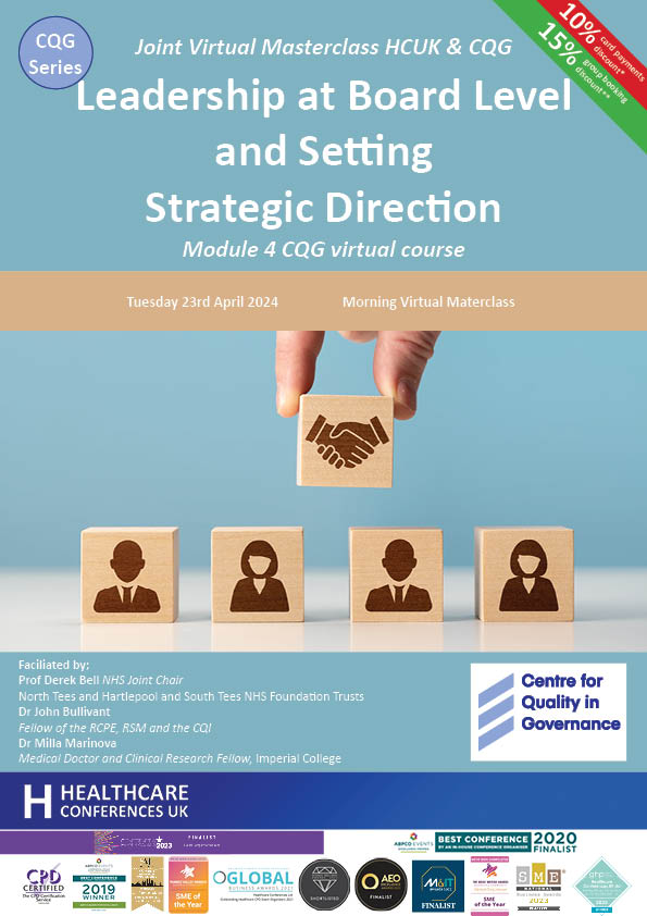 Leadership at Board Level and Setting Strategic Direction - CQG Series